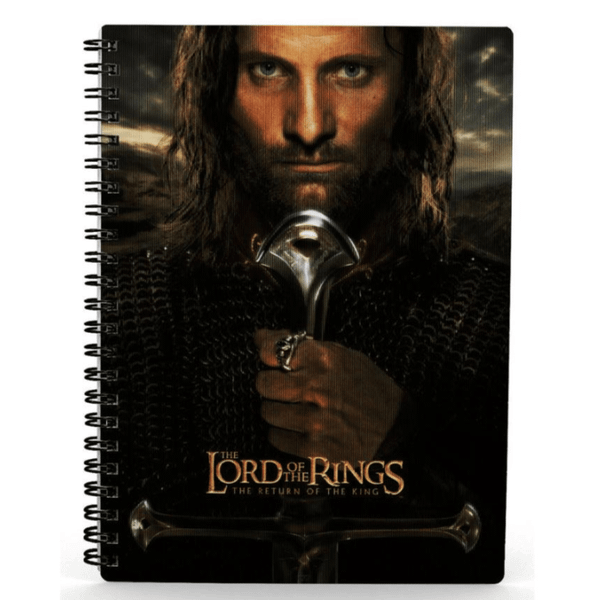 Zápisník Pán prsteňov - Aragorn 3D