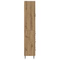 vidaXL Sada skríň 2 ks 66 x 34,5 x 90 cm Kompozitné drevo Dub artisan