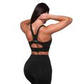 Bežecká športová podprsenka Pulse Black - GymBeam, veľkosť S