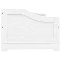 vidaXL Denná posteľ s 3 zásuvkami biela 90x200cm masívna borovica IRUN