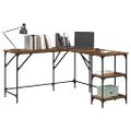 vidaXL Stôl Staré drevo 139 x 139 x 75 cm Kompozitné drevo