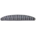 vidaXL Samolepiace schodové rohože 15 ks 56 x 17 x 3 cm Non-Slip Sivá