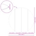 vidaXL Podložka pod bazén Ø 428 cm (2 mm) Okrúhly Netkaná textília