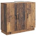 vidaXL Servírovacia skriňa Staré drevo 89 x 34,5 x 77 cm
