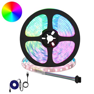 vidaXL LED pás 2 pcs Čierna a priehľadná 5500 mm Meď a plast