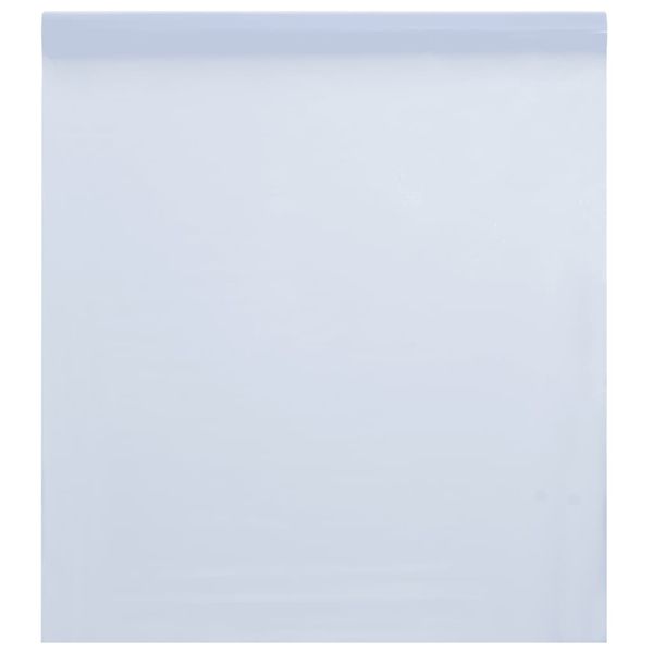 vidaXL Okenná fólia statická matná biela 90x1000 cm PVC