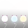 Stolná lampa LED medvedík 3W, 3000/4500/6000K, nastaviteľná, 1200mAh, ružová, LTC