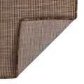 vidaXL Vonkajší koberec s plochým tkaním 80x250 cm hnedý
