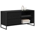 vidaXL TV skrinka 100 x 36 x 49,5 cm Čierny dub Kompozitné drevo