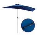 vidaXL Záhradný slnečník 294 x 150 x 223 cm Polyester a oceľ Azurblue