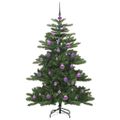 vidaXL Umelý Sklápací Vianočný Stromček Zelená 150 cm PVC a oceľ