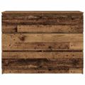 vidaXL Komoda staré drevo 100x35x76 cm kompozitné drevo