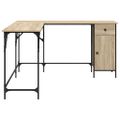 vidaXL Stôl dub sonoma 141x141x75 cm kompozitné drevo