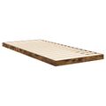 vidaXL Posteľový rám Dymová dub 75 x 190 cm Kompozitné drevo
