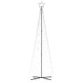 vidaXL Vianočný stromček kužeľ rôznofarebné svetlo 500 LED 100x300 cm