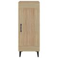 vidaXL Komoda dub sonoma 34,5x34x90 cm spracované drevo