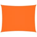 vidaXL Tieniaca plachta oxfordská látka obdĺžniková 2x3,5m oranžová