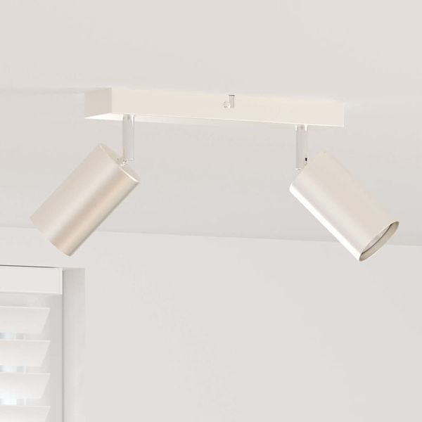 vidaXL Stropné bodové svetlo so bodmi Niklová 26 x 6 x 16 cm Kov