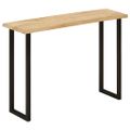 vidaXL Konzolový stolík so živou hranou 105x33x76cm mangovníkový masív