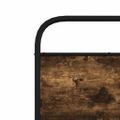 vidaXL Posteľný rám bez matraca 75x190 cm dymový dub kompozitné drevo