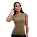 Dámske tričko FIT Olive - GymBeam, veľkosť XS