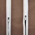 vidaXL Látkový šatník s priečinkami a tyčami 45x150x176 cm, hnedý