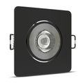 Modee LED štvorcové svietidlo 4,8W 420lm D80xH32mm, neutrálna biela, čierna (ML-DL4000K4,8WSR-BN)