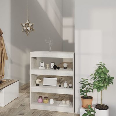 vidaXL Skriňa na knihy betónová sivá 80x30x103 cm spracované drevo
