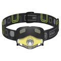 COB LED + LED čelovka P3536, 220 lm, 100 m, 3× AAA