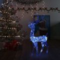 vidaXL Vianočná dekorácia, akrylový sob 140 LED 128 cm, modrá