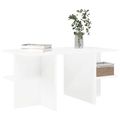 vidaXL Konferenčný stolík Biela 87 x 50 x 45 cm Konštruované drevo