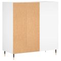 vidaXL Skrinka na platne biela 84,5x38x89 cm kompozitné drevo