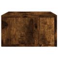 vidaXL Nástenné nočné stolíky 2 ks dymový dub 35x35x20 cm