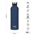 Termofľaša NILS Camp NC3805 modrá 750 ml
