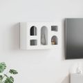 vidaXL Závesná skrinka ELST Biela 60 x 20 x 40 cm Kompozitné drevo
