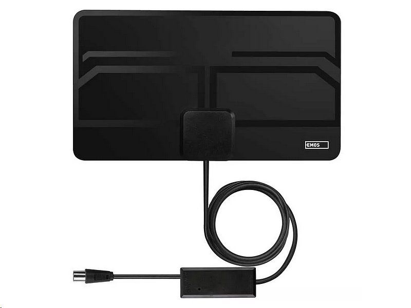 EMOS CITY LEAF-C600 pokojová anténa DVB-T2, DAB, filtr LTE/4G/5G