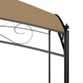 vidaXL Altánok 3x3x2,65 m sivohnedý 180 g/m²