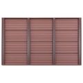 vidaXL Podlahový prvok pre solárnu sprchu/rebrík 101x63x5,5 cm drevoplast