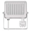 LED reflektor GLARO s pohybovým čidlom, 30 W, biely, IP54, 3000 lm, neutrálna biela