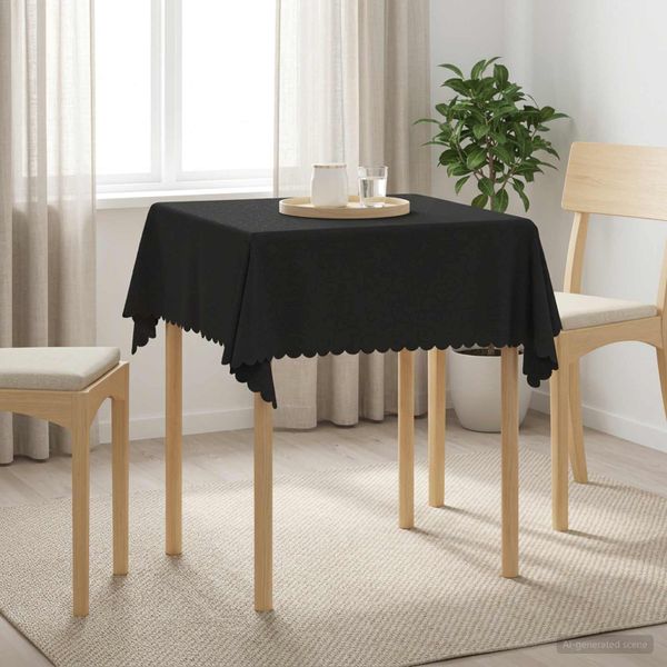 vidaXL Uterák na stôl 5 ks Štvorcový Tmavosivá 110 x 110 cm