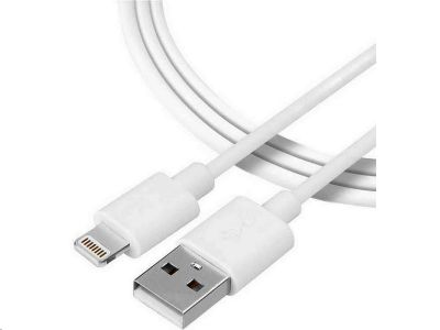 Kábel USB 2.0 A/M / Lighting, 1.5 m, biely /N505B/