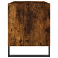 vidaXL Skrinka na platne dymový dub 85x38x48 cm kompozitné drevo