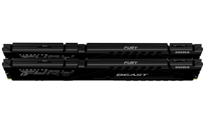 Kingston FURY Beast EXPO/DDR5/64GB/5600MHz/CL36/2x32GB/Black Operacní pamet, DDR5, 64GB (2x 32GB kit), 5600MHz, DIMM, CL36