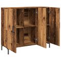 vidaXL Komoda staré drevo 90x34x80 cm kompozitné drevo