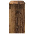 vidaXL Konzolový stôl Staré drevo 93 x 40 x 75 cm Kompozitné drevo