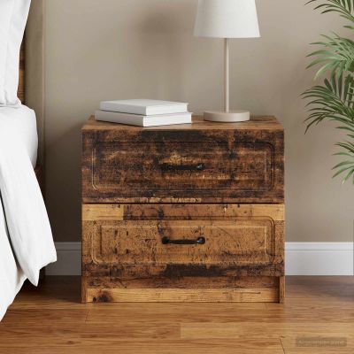 vidaXL Nočný stolík Staré drevo 62 x 34,5 x 44,5 cm Kompozitné drevo