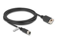 M12 kábel D-kódovaný 4-pinová samica na RJ45