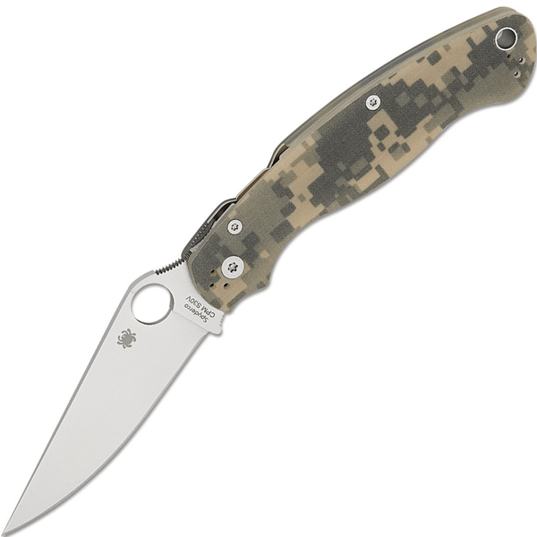 Spyderco C36GPCMO2 Military 2 Camo vreckový nôž 10,2 cm, Satin, kamufláž, G10