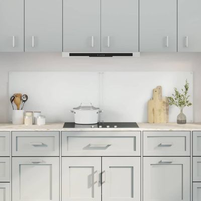 vidaXL Kuchynský obklad 2 pcs Priehľadná 90 x 50 cm tvrdené sklo