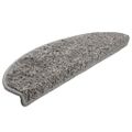 vidaXL Schodové rohože 30 ks 65x21x4 cm sivé, polkruhové, veľké
